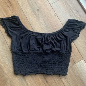 From pacsun can be worn on or off the shoulder